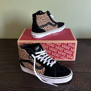 Vans, Filmore Hi, Cheetah, Women’s Size 7.5